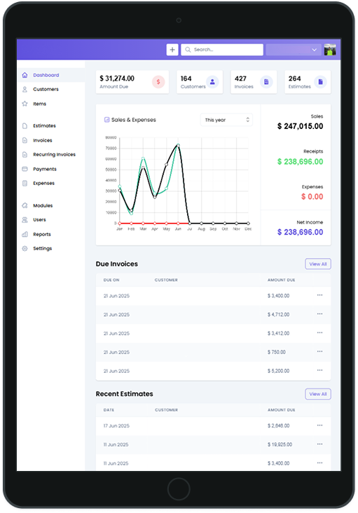 invoicing software for plumbers